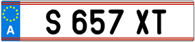 Truck License Plate